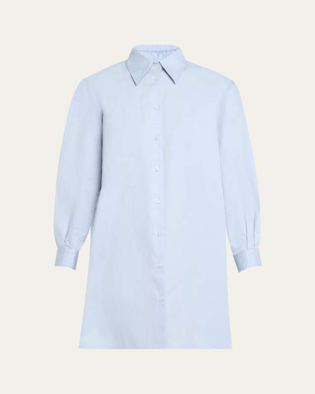 Gina Long-Sleeve Shirtdress
